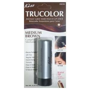 KISS TRUCOLOR Instant Gray Hair Touch Up Stick MEDIUM BROWN 0.46oz/13g