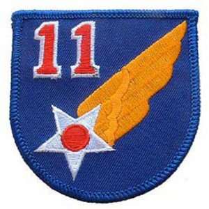  U.S. Air Force 11th Air Force Patch Blue & Yellow 3 