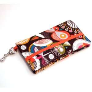  Kailo Chic iPhone Wallet Cover Case NO Key Clasp   Brown 