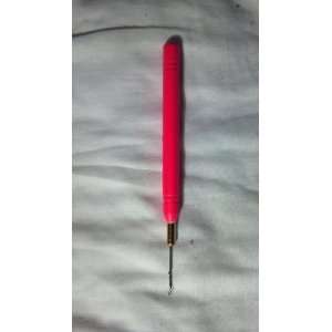  Pink Feather Hair Extension Hair Threader Needle Beauty