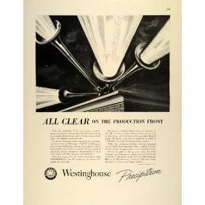 1942 Ad Westinghouse Precipitron Air Filter Airplane Engines War 