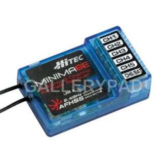 Hitec 26612 Minima 6E End Port 6CH Micro 2.4GHz Receiver NIB  