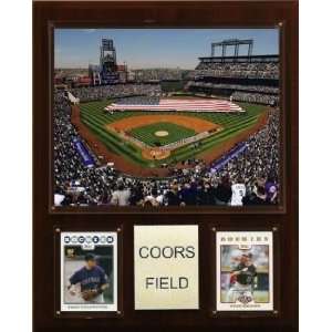  Colorado Rockies Coors Field 12x15 Plaque Sports 