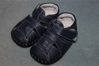 Pediped Baby blue leather Sydney Crib Shoes 0 6 months  
