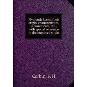   with special reference to the improved strain. F. H. Corbin Books