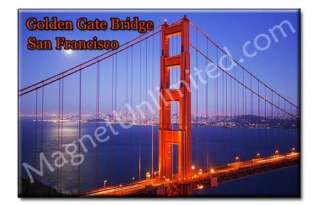 San Franciscos Golden Gate Bridge   California Magnet  