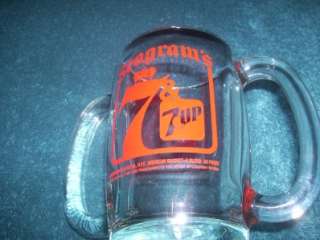 1981 Seagrams 7 UP Double Handled Mug Anchor 7up  
