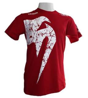 Venum MMA UFC Giant RED/WHITE Shirt Size 2XL  