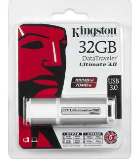   DataTraveler Ultimate G2 100M/sR 70M/sW 32GB 32G USB 3.0 Flash Drive