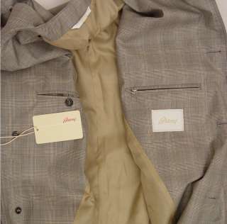 BRIONI JACKET $3685 GRAY 5 BTN WOOL/SILK BELTED HANDMADE TRENCH COAT 