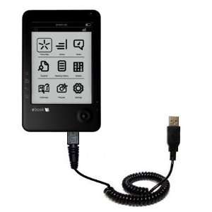  Coiled USB Cable for the Elonex 621EB eInk eBook Reader 