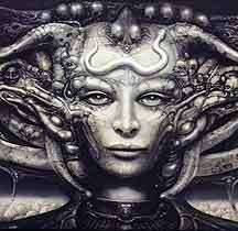 Gigers] work is suggestive of everything from Art Nouveau 