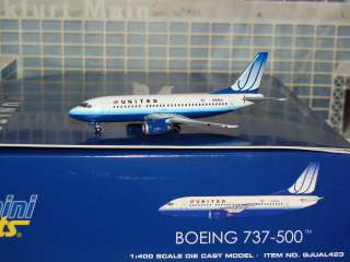   Jets United Airlines B737  500 GJUAL423 1/400 **Free S&H**  