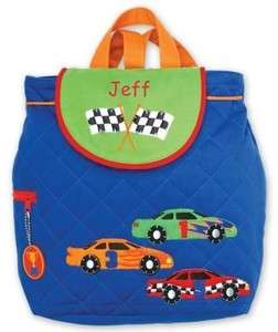 Toddler Backpack Personalized Stephen Joseph Race Car Custom Name 