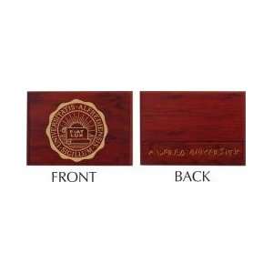   BCH FLIPBOX ROSEWOOD ALFRED UNIVERSITY WITH SEAL