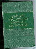 Tabers Cyclopedic Medical Dictionary (1967, 10th Edition)  