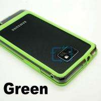 TPU COLOR+CLEAR BUMPER FRAME CASE COVER FOR SAMSUNG GALAXY S2 i9100 