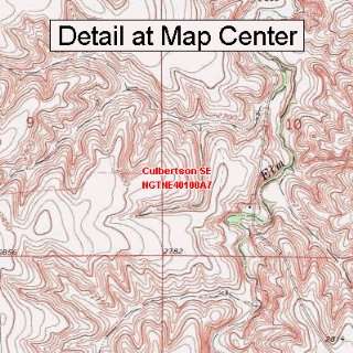  USGS Topographic Quadrangle Map   Culbertson SE, Nebraska 