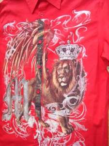 MICHAEL JACKSON THIS IS IT SHIRT RED MEN NEW BY MISSION  