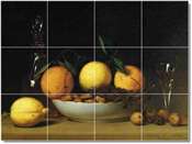 Top 20 Famous Fruits & Vegetables Painting Tile Murals  