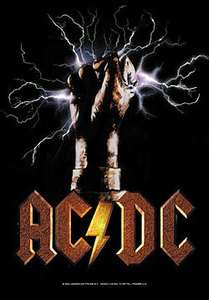 AC/DC HAND TAPESTRY FABRIC POSTER 30 X 40   