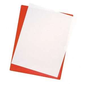  Vinyl File Folder, Letter Size, 11x8 1/2, Red Office 