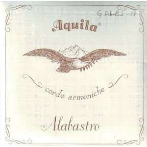 Aquila Guitar Alabastro Nylgut/Silverplate Set Heavy, GALBS H  