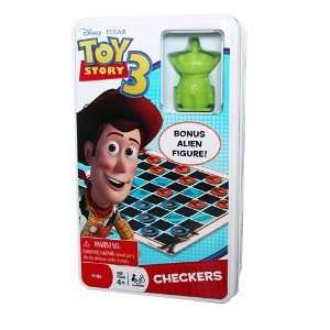    Toy Story 3 Checkers Tin Set with Bonus Alien Figure Toys & Games