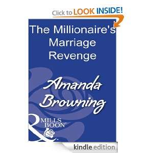 The Millionaires Marriage Revenge Amanda Browning  
