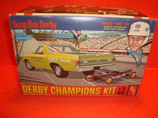 AMT 1969 Chevy El Camino Unb. Model Car Kit / Soap Box Derby  
