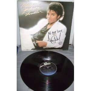  Michael Jackson Autograph Signed Thriller Legendary 