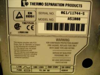 Thermo Separation Products AS1000 Autosampler  