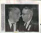 Frank Fitzsimmons Jimmy Hoffa Teamsters Labor Union Workers Pinback 