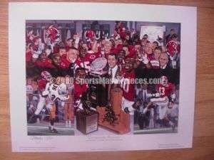 Alabama Crimson Tide Championship Memories Print Hess  