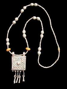 Ethiopian Amulet Necklace  Ethiopia African Beads  
