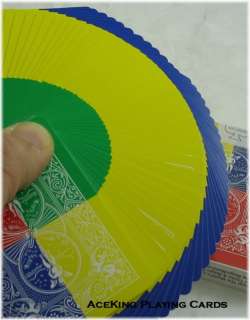 NEW deck Bicycle TETRA fanning deck of playing cards