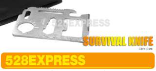 Multi Tool Army Hunting Survival Pocket Card Knife KN1  