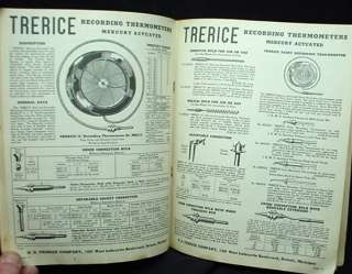 Trerice Instruments Catalog 1944 Thermometer Hydrometer  