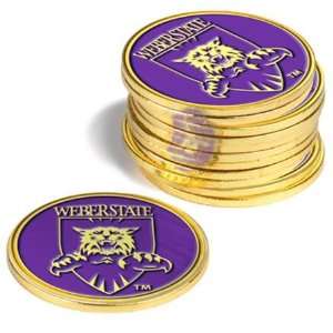 Weber State Wildcats NCAA 12 Pack Collegiate Ball Markers