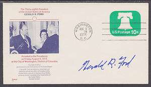 Gerald Ford, US President, signed 1974 Inauguration Cover  