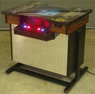   video game multicade cocktail table with 80 s classic jamma arcade