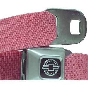Chevy Logo Seatbelt Buckle Belt W/Pink Webbing Bdchsbbp  