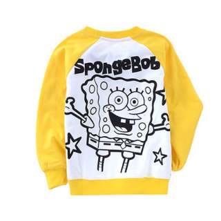   Kids Boys SpongeBob SquarePants T Shirt Coat 2 8 Years 6069  