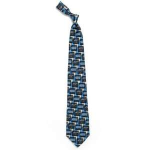   Carolina Panthers Pattern Style 2 Silk Necktie Tie