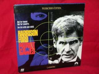 Laser Disc Patriot Games Harrison Ford Tom Clancy Movie  