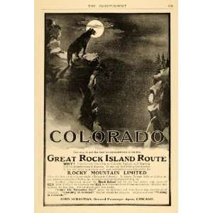  1902 Ad Chicago Rock Island & Pacific Railroad Colorado 