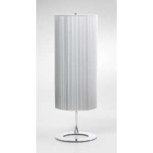 Cyan Design 04212 1 Chrome Miami Contemporary / Modern Large CFL Table 