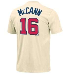 Brian McCann Atlanta Braves Alternate Ivory MLB Player T Shirt