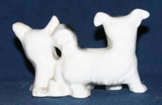 Vintage Germany Porcelain China Terrier Dogs Figurines  