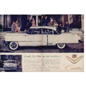 Worth Its Price in PRESTIGE  1954 Cadillac Ad, A4738A.